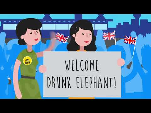 Watch: Drunk Elephant atterrit au Royaume-Uni video