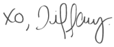 A signature of Tiffany
