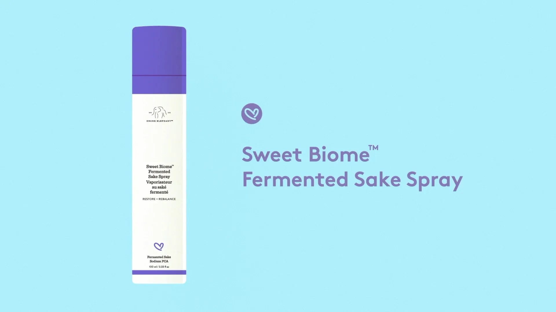 Vidéo de présentation du nouveau Sweet Biome Spray au saké fermenté